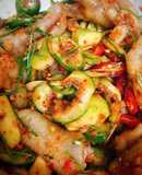 Chân gà sốt thái