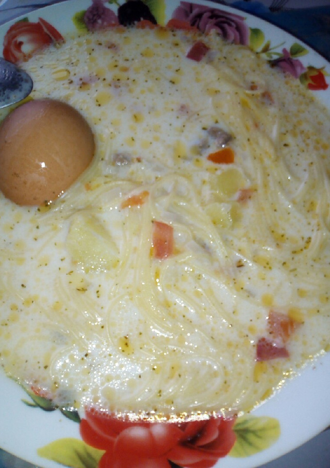 Una foto de Sopa a la minuta