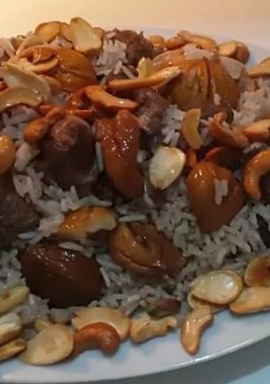 صورة لوصفة رز بالكستناء