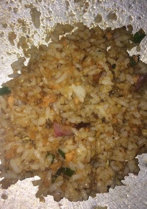 Foto resep Mpasi nasi goreng ikan salmon 13 month