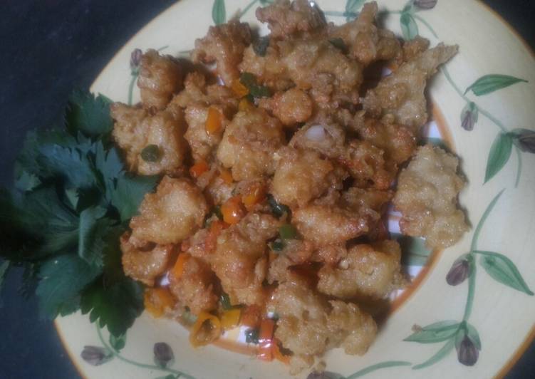 Resep (158).Tahu (pok-pok) cabe bawang yang Enak