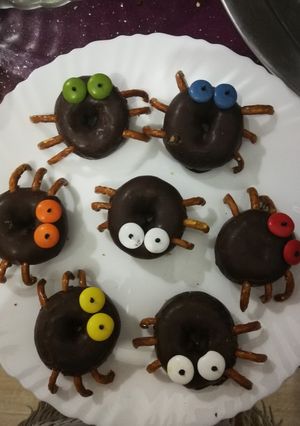 Una foto de Galletas de Arañas para Halloween