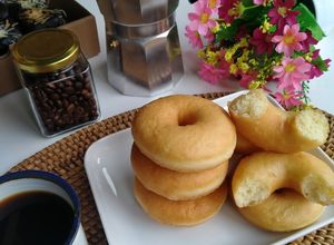 Foto resep Donat ala salzi gampang no mikser cuma 5 menit aja🥰😋
