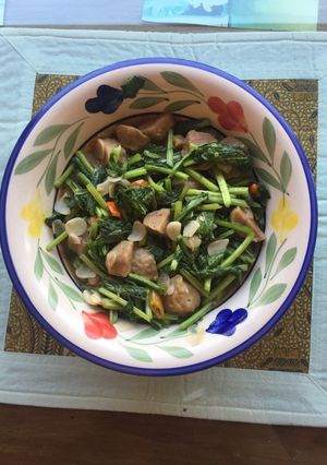 Foto resep Oseng Sawi dan Bakso