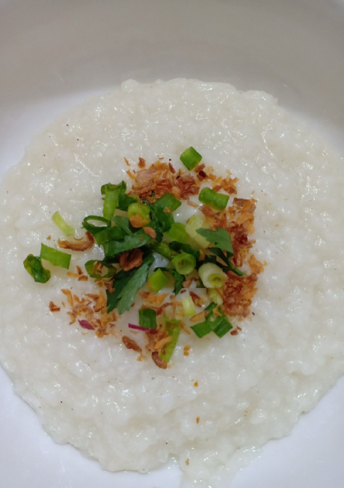 Foto resep Bubur Polos Tanpa Ayam