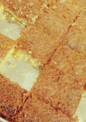 صورة لوصفة بسبوسه بالشعيريه