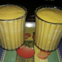 A picture of Healthy summer Milky Mango Shake.