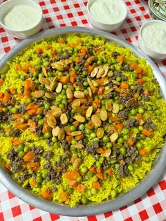 صورة لوصفة رز بالبازيلا والجزر