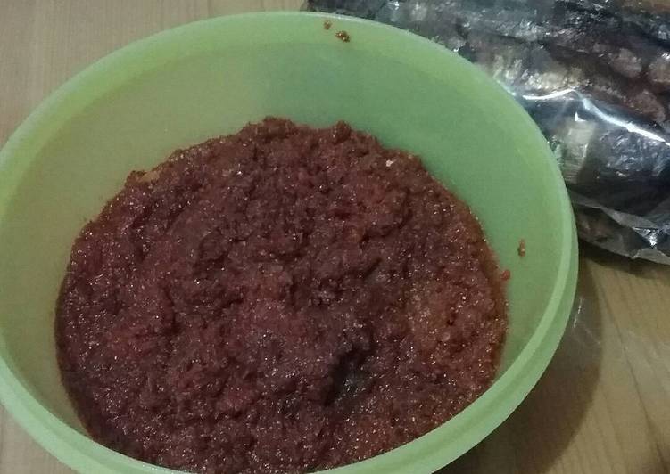 Sambal ikan roa cetar membahana