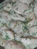 Pollo a la crema