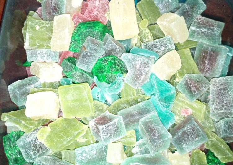 Permen jelly agar" kristal 😘