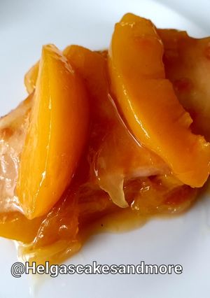 Hähnchen mit Pfirsich-Marmeladen-Sauce Rezepthauptbild