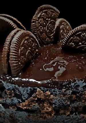 A picture of Oreo Biscuit Cake.