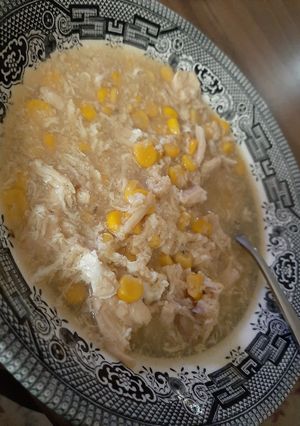 A picture of Chicken Corn Soup.