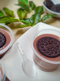 Foto resep Silky Puding Milo Oreo
