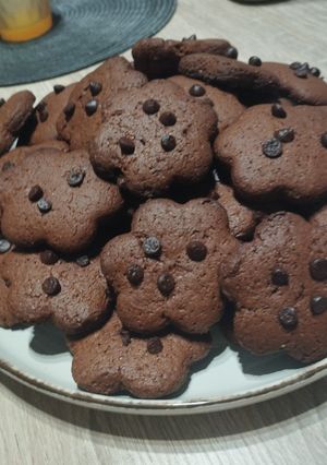 Φωτογραφία της συνταγής Cookies σοκολάτα πορτοκάλι