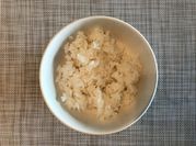 Una foto de arroz blanco para acompañar
