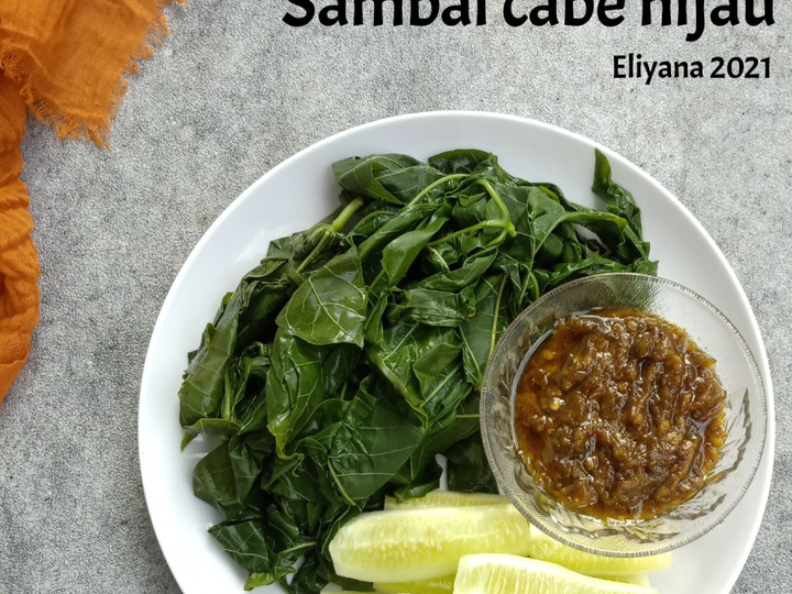 Ini dia! Bagaimana cara membuat Sambal cabe hijau dijamin lezat