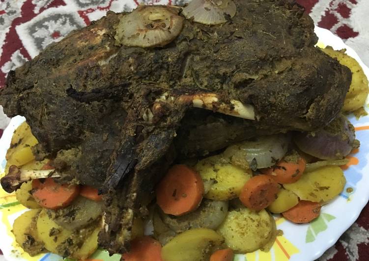 بطة في الطاجن المغربي