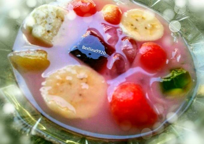 Resep Es Campur Pisang Susu Resep Es Campur Pisang Susu