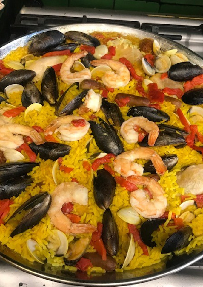 Una foto de Paella de mi abuela