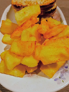 Una foto de Papas fritas crujiente con Maizena
