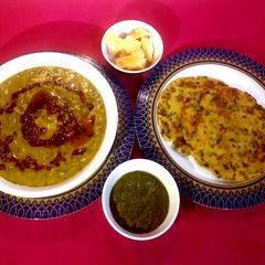 A picture of Green Moong Dal Palak.