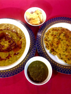 A picture of Green Moong Dal Palak.