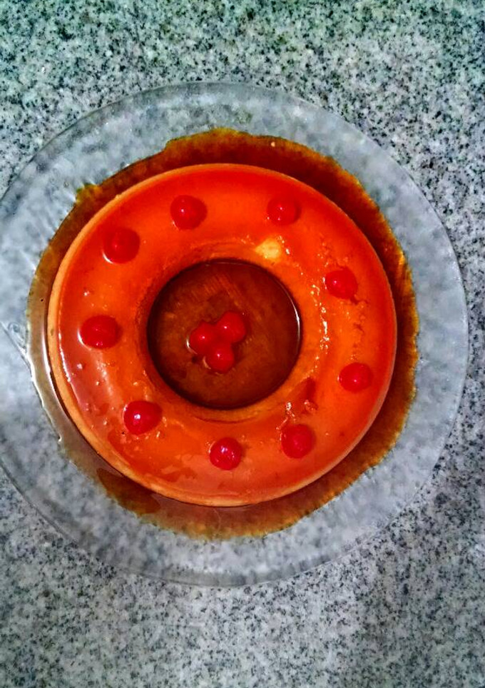 Una foto de Flan de coco