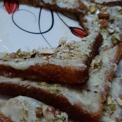 A picture of Shahi tukda recipe.