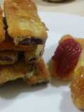 Block and Block de berenjena con queso frito