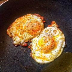 Classic Fried eggs #themechallenge A picture of Classic Fried eggs #themechallenge.