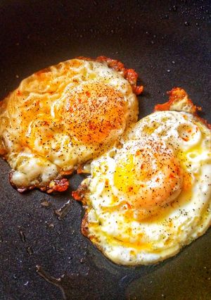 A picture of Classic Fried eggs #themechallenge.
