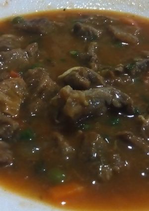 A picture of Beef stew.