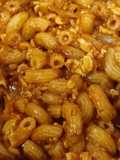 Makaroni Bolognese Tempe With Caramelized Onion
