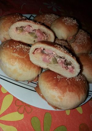 Töltött vendégváró pogácsa recept fotója