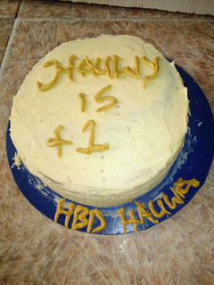 A picture of Birthday cake.
