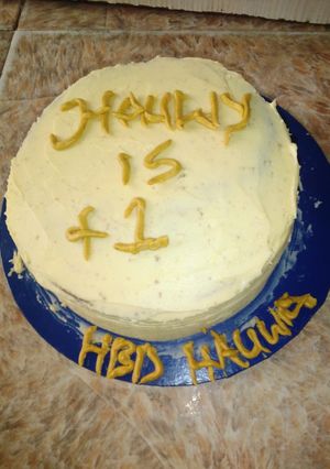 A picture of Birthday cake.