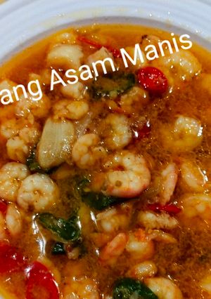 Foto resep Udang Asam Manis