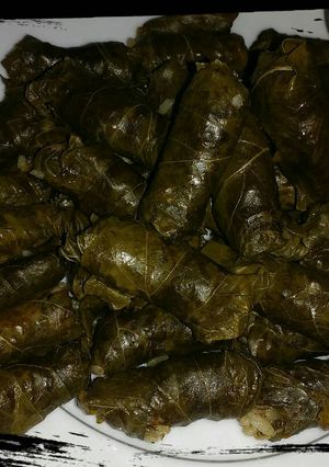 A picture of Stuffed Grape Leaves (Egyptian Style).