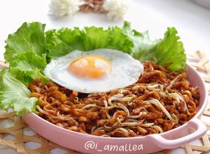 Foto resep Mie Goreng Taoge Bumbu Ebi