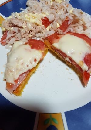 Una foto de Milanesa de zapallo anco