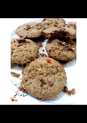 صورة لوصفة كب كيك الشوفان على طريقتي 🤤♥️