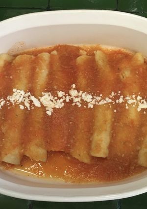 Una foto de Enchiladas de huevo