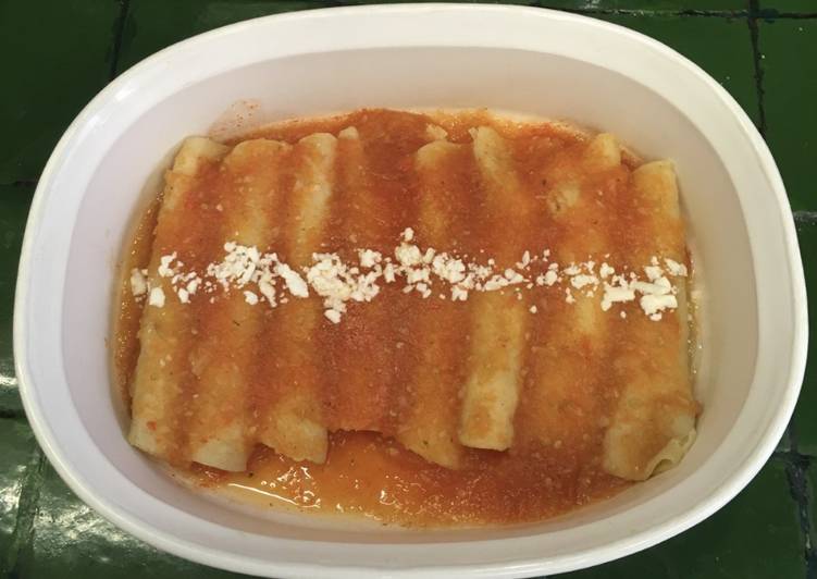 Enchiladas de huevo