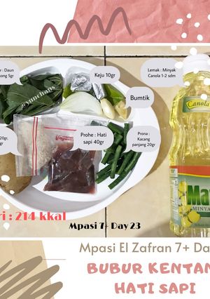 Foto resep Mpasi 7+ Day 23 : Bubur Kentang Hati Sapi
