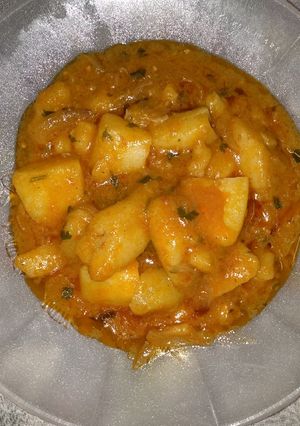 A picture of Potato curry.