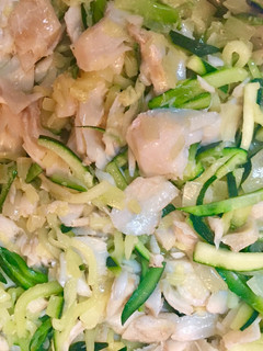 Foto de Bacalhau à Brás com Courgete
