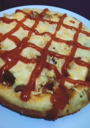 Foto resep Pizza teflon takaran sendok🍕