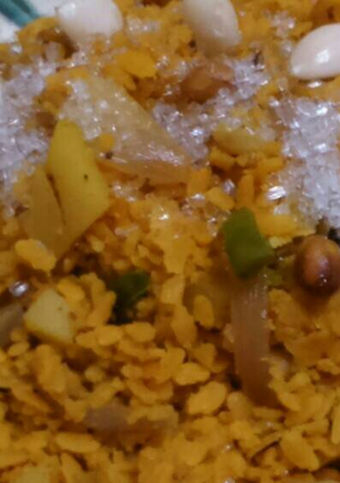 A picture of Kanda Poha.